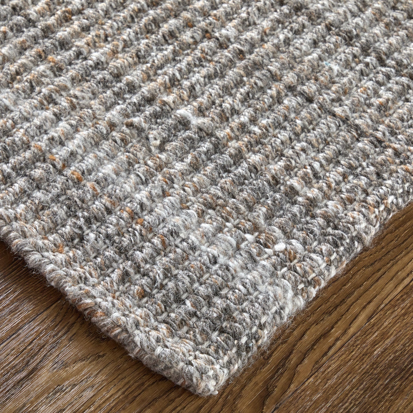Limerick Modern/Casual Gray/Brown Area Rug