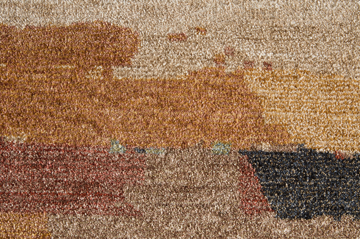 Pearson Modern Abstract/Color Block Brown/Tan/Green - Feizy Rug