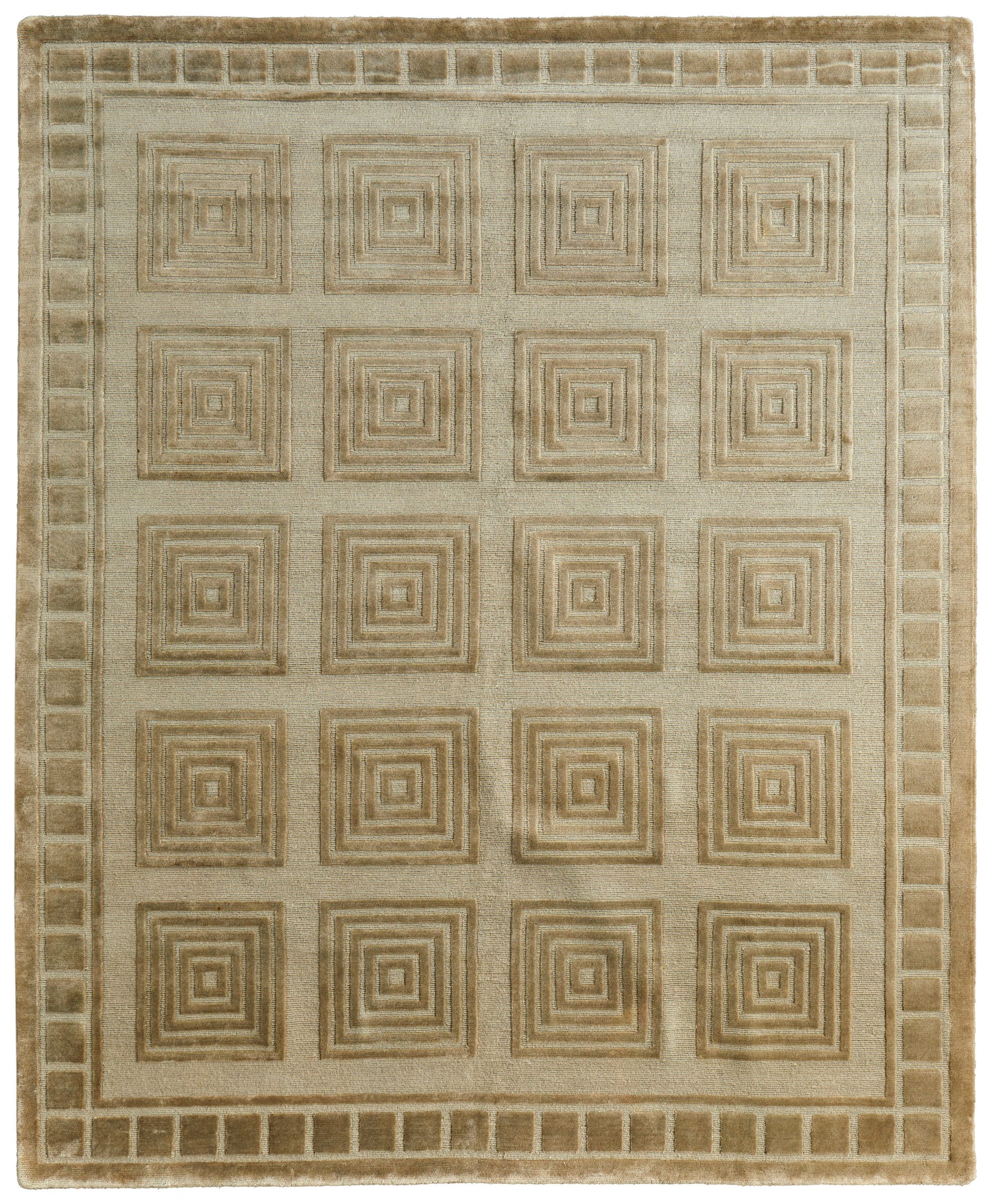 Channels Modern/Global Geometric Green - Feizy Rug