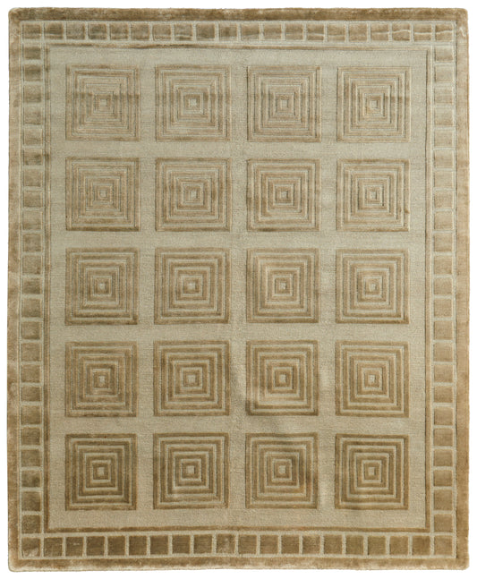Channels Modern/Global Geometric Green - Feizy Rug