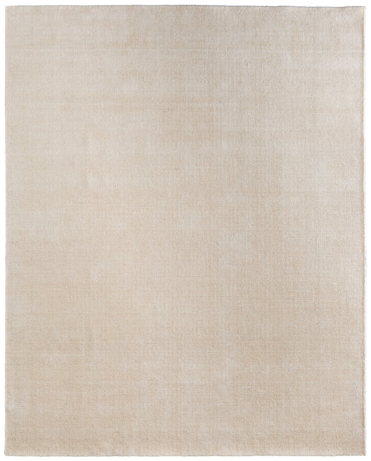 Fleetwood Modern/Casual Solid Ivory/Tan - Feizy Rug