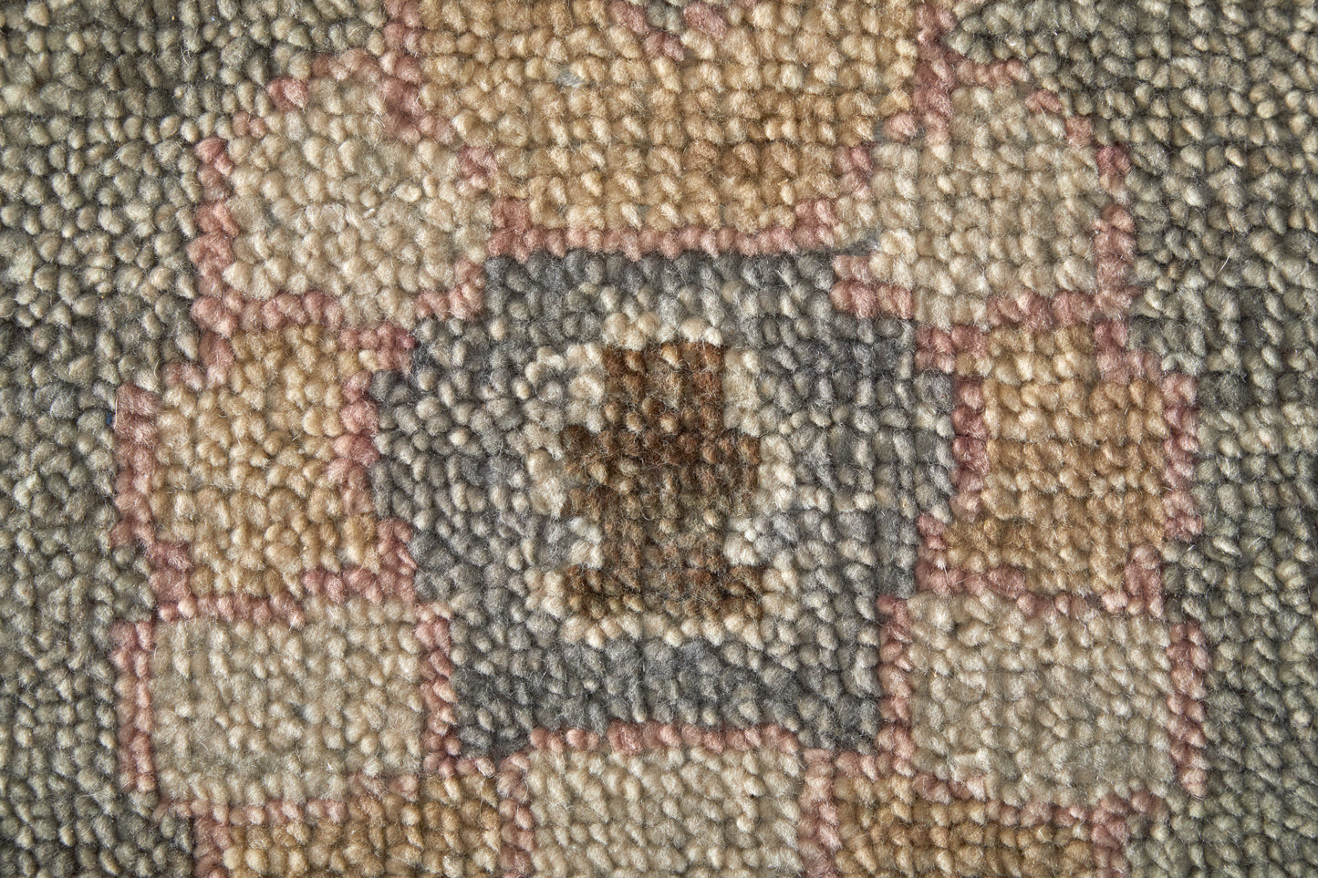 Carrington Traditional/Vintage/Classic Oriental/Bordered Gray/Gold/Pink - Feizy Rug