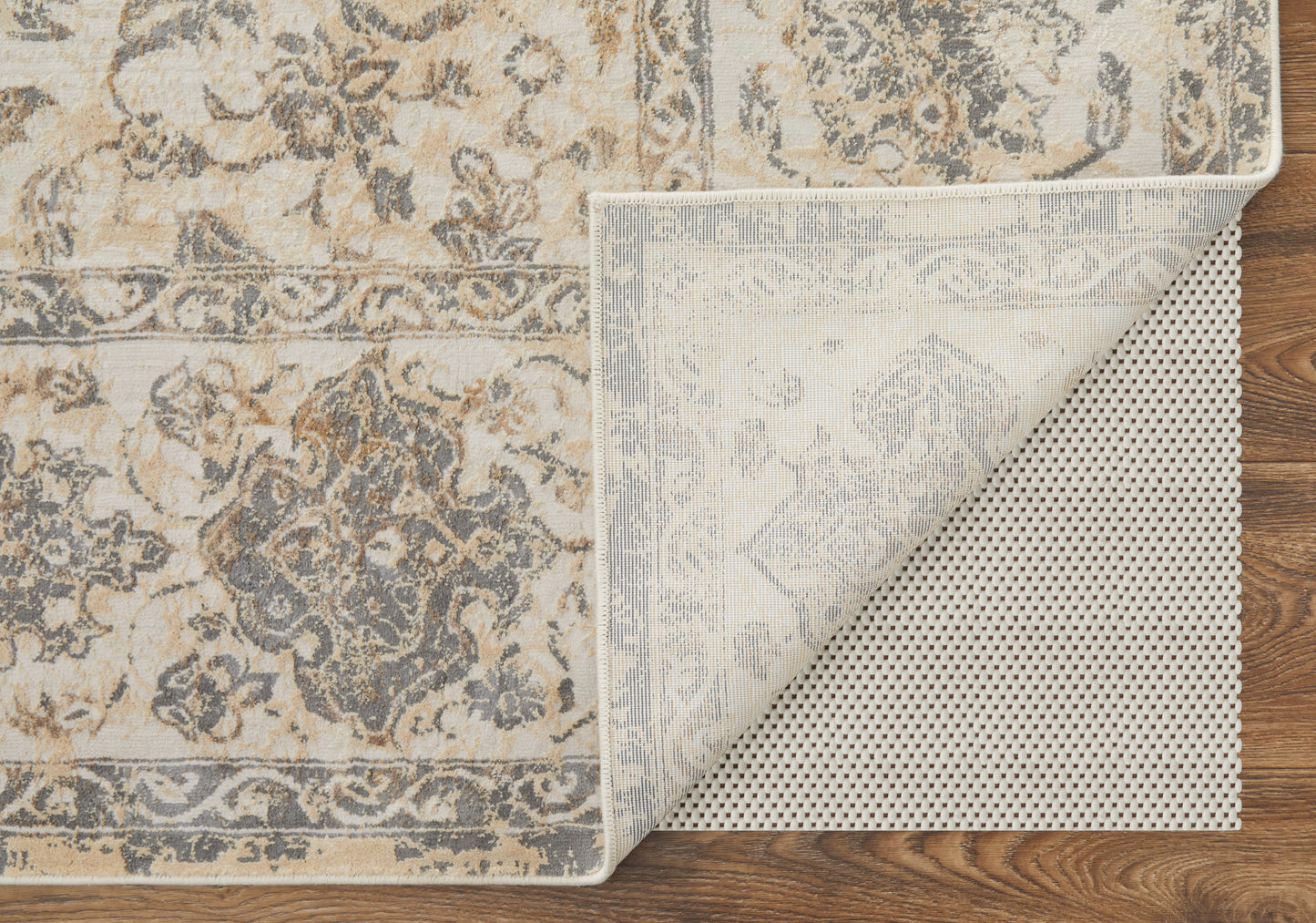 Celene Traditional/Casual/Vintage Ivory/Tan/Gray Accent Rug