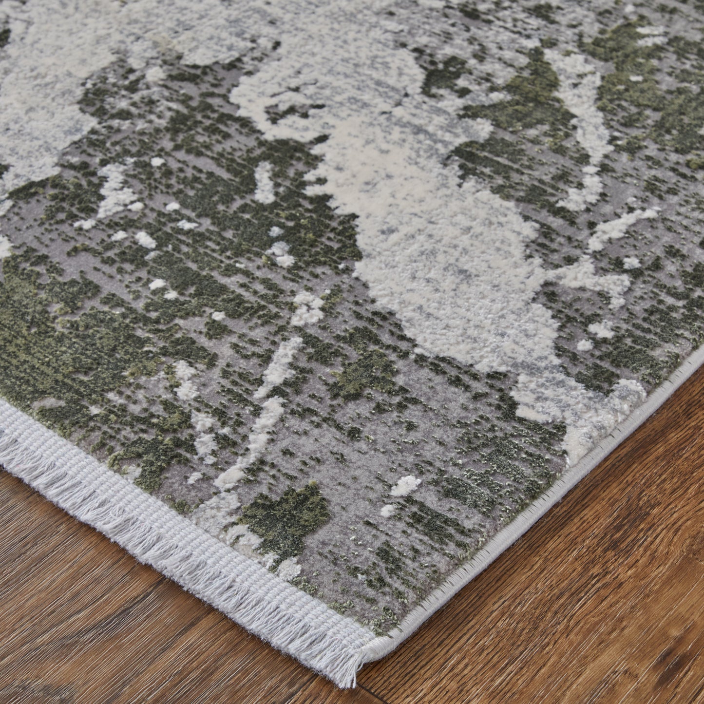 Cadiz Modern/Bohemian & Eclectic Gray/Green/Taupe Area Rug