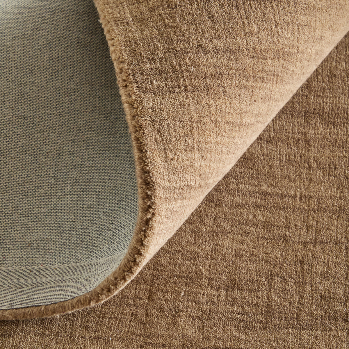 Luna Modern/Casual Solid Tan/Brown - Feizy Rug