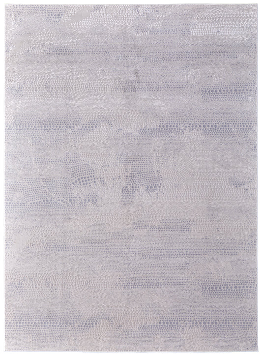 Prasad Modern/Casual Ivory/Silver/Gray Area Rug
