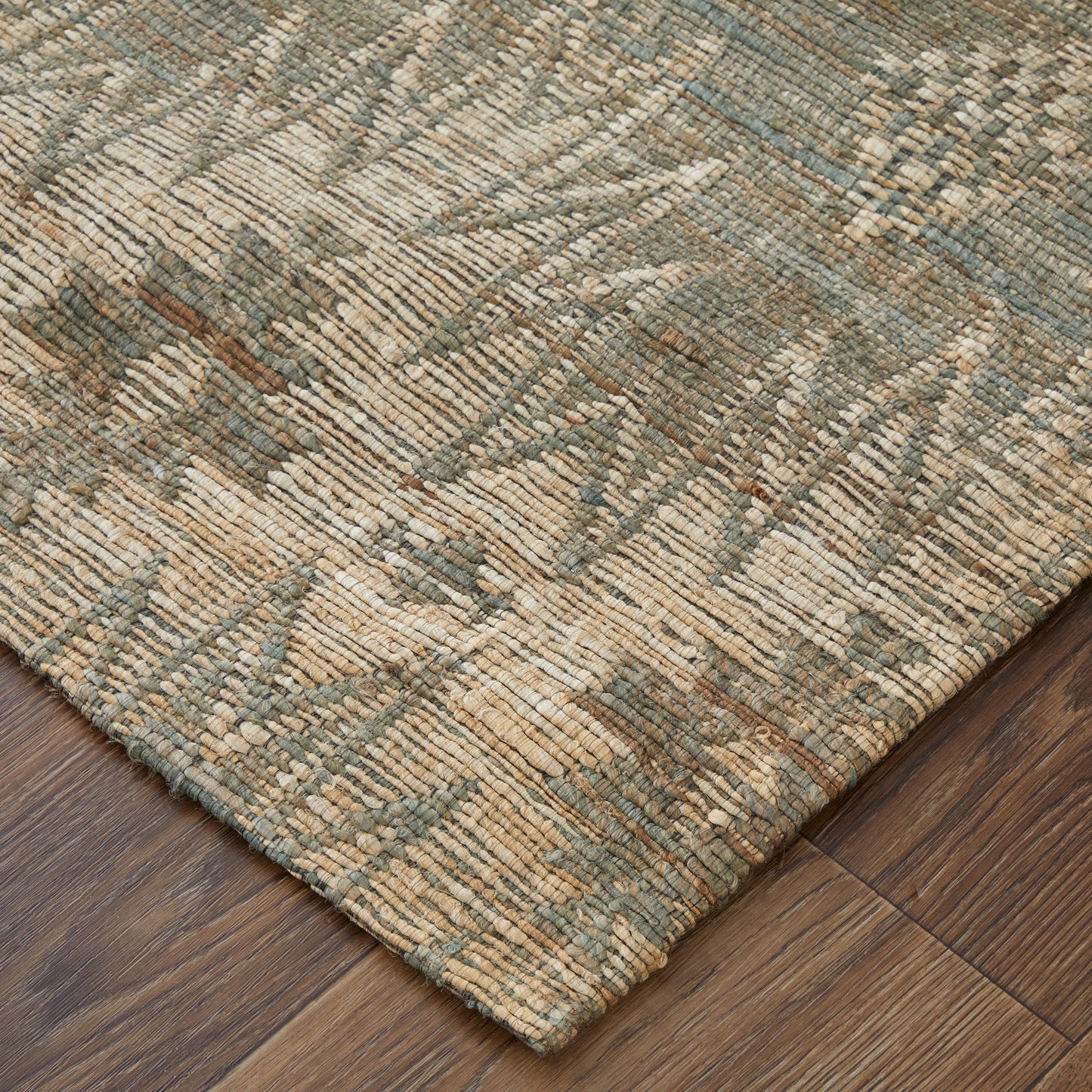 Lilliana Transitional/Global/Bohemian & Eclectic Geometric/Diamond Tan/Taupe/Gray - Feizy Rug