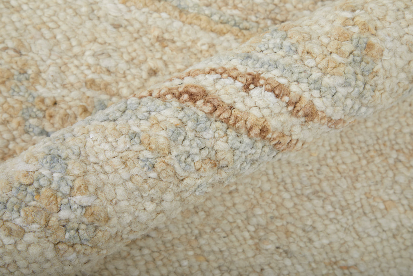 Grafton Transitional/Bohemian & Eclectic/Craftsman Floral & Botanical Ivory/Orange/Gray - Feizy Rug