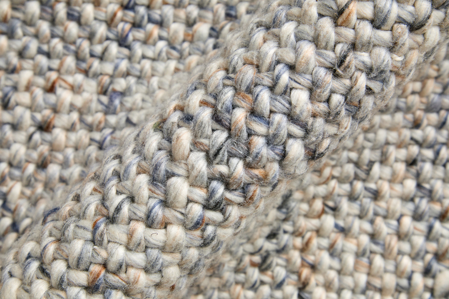 Naples Transitional/Casual/Nautical & Coastal Solid/Stripes Ivory/Tan/Gray - Feizy Rug