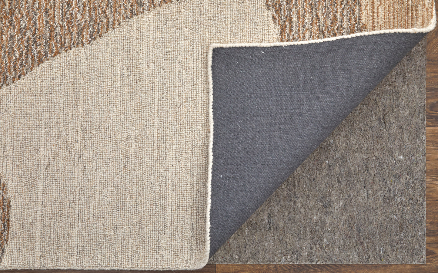 Pollock Modern/Bohemian & Eclectic/Natural Brown/Tan/Ivory Accent Rug