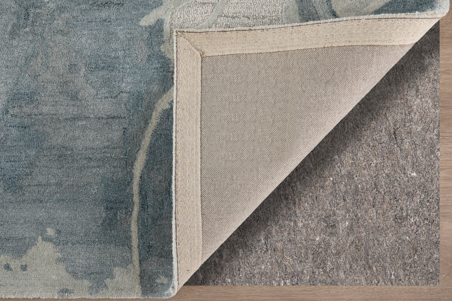 Kendall Modern/Bohemian & Eclectic Abstract/Watercolor Blue/Gray - Feizy Rug
