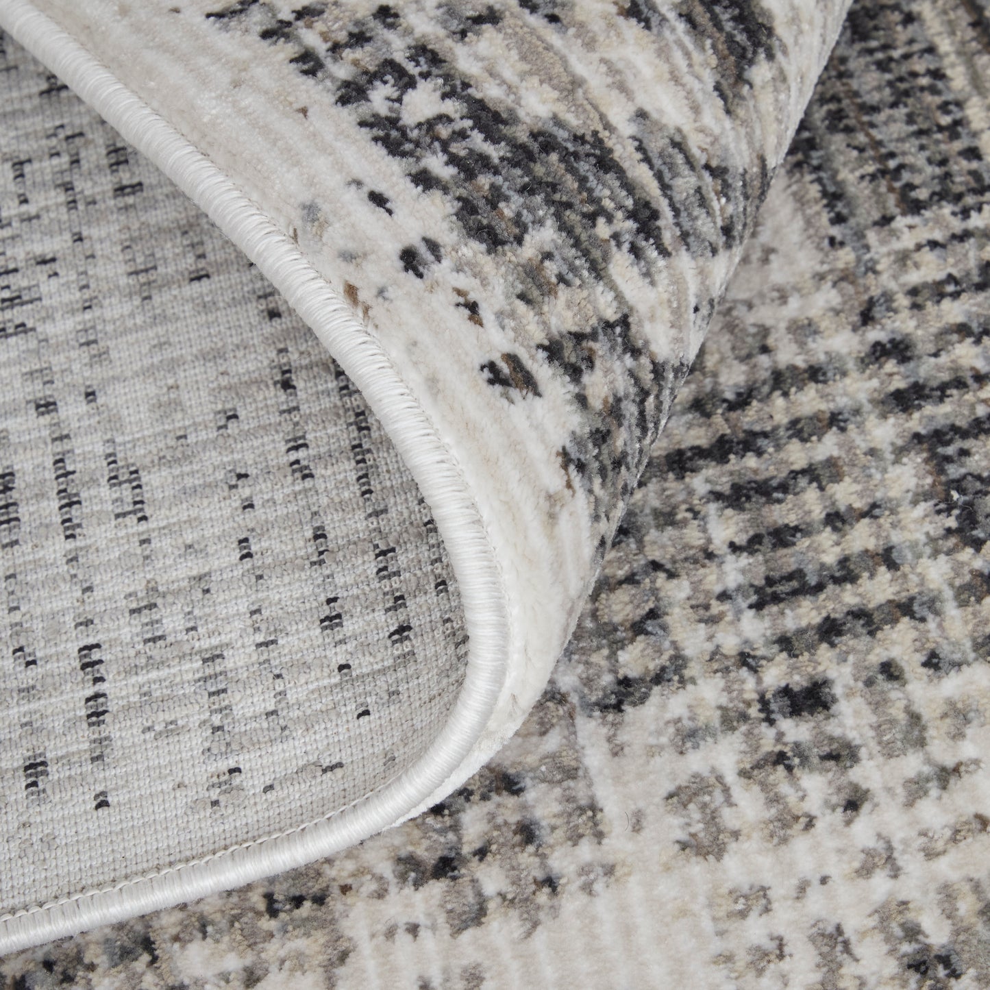 Sonora Modern/Industrial/Bohemian & Eclectic Gray/Ivory Runner  Feizy Rugs Small Parcel,Feizy Rugs,Sonora,Gray/Ivory,2'6" x 7'3",Runner,Polypropylene/Polyester/Viscose,Modern/Industrial/Bohemian & Eclectic,Turkey