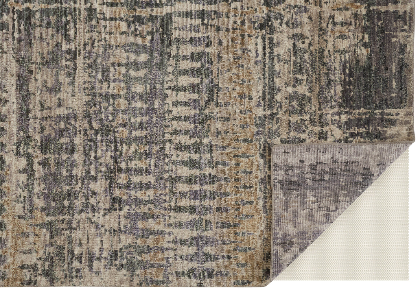 Palomar Transitional/Casual/Farmhouse Abstract/Geometric/Diamond Tan/Taupe - Feizy Rug
