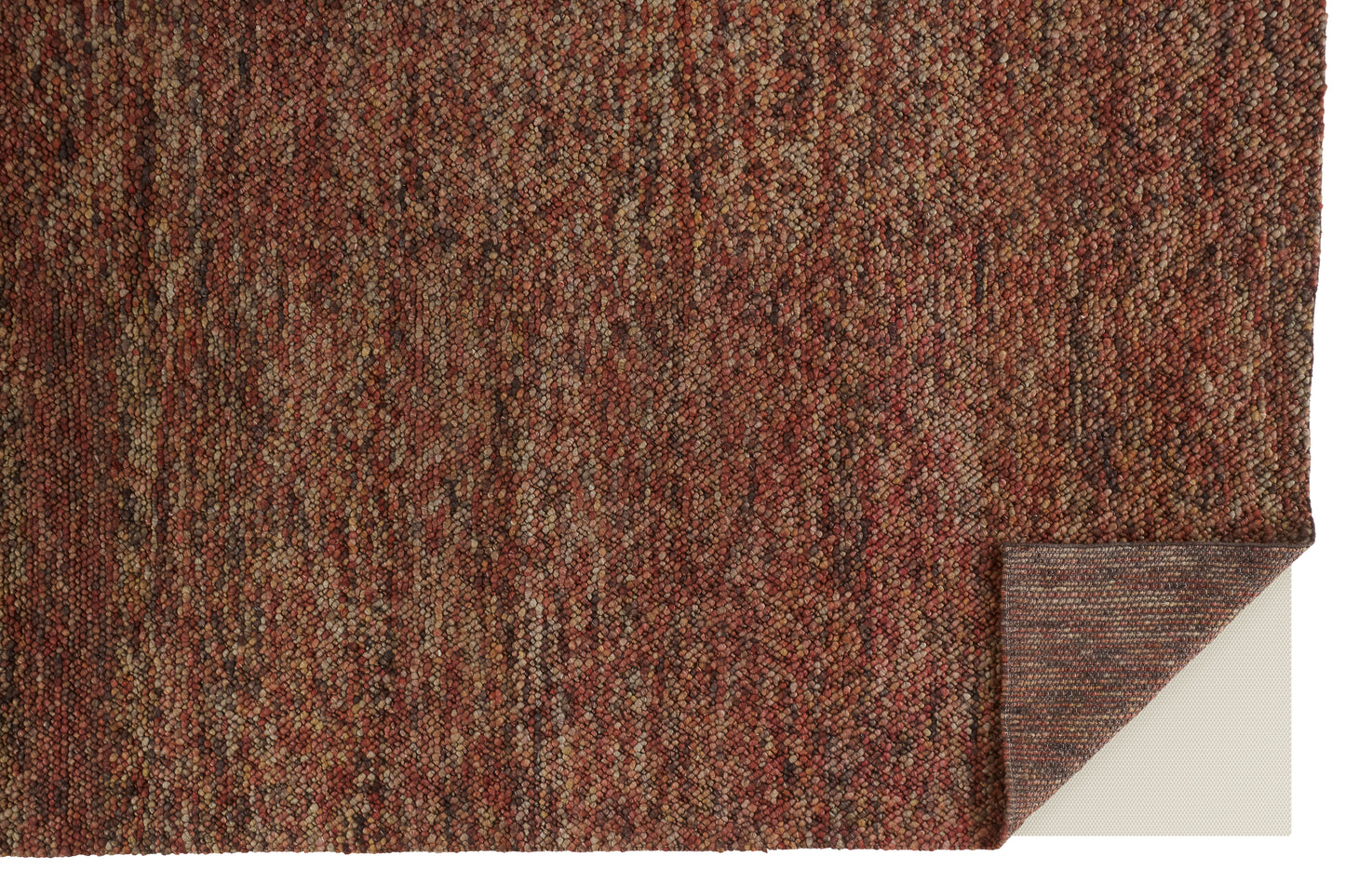Berkeley Transitional/Casual Brown/Orange/Red Area Rug