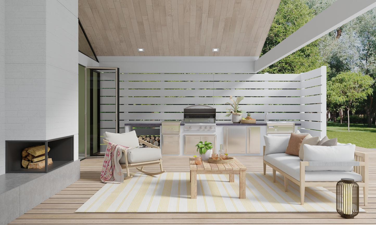 Duprine Transitional/Casual/Nautical & Coastal Stripes/Geometric Yellow/Ivory - Feizy Rug