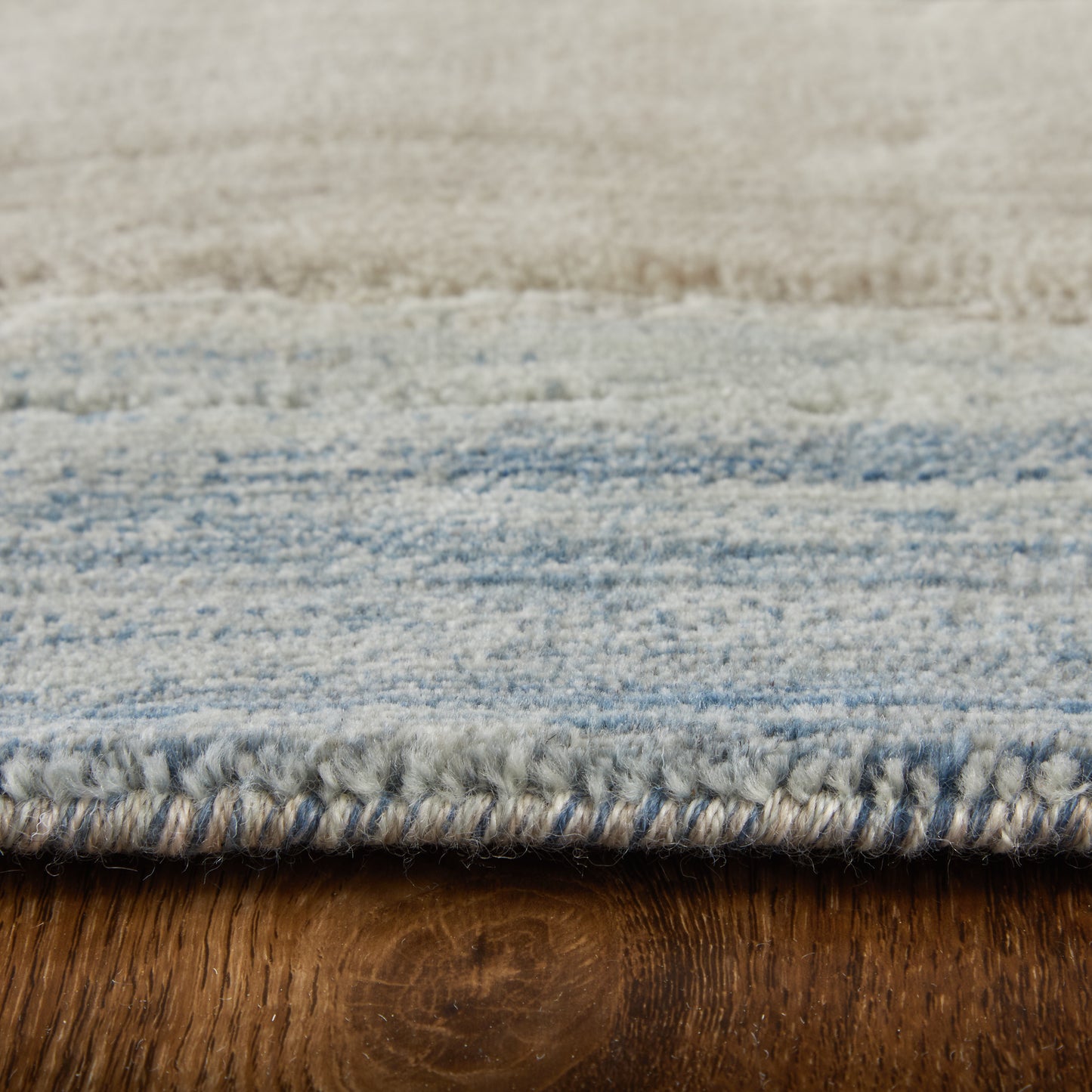 Jaxson Modern/Industrial/Bohemian & Eclectic Abstract/Geometric/Gradient & Ombre Blue/Ivory/Gray - Feizy Rug