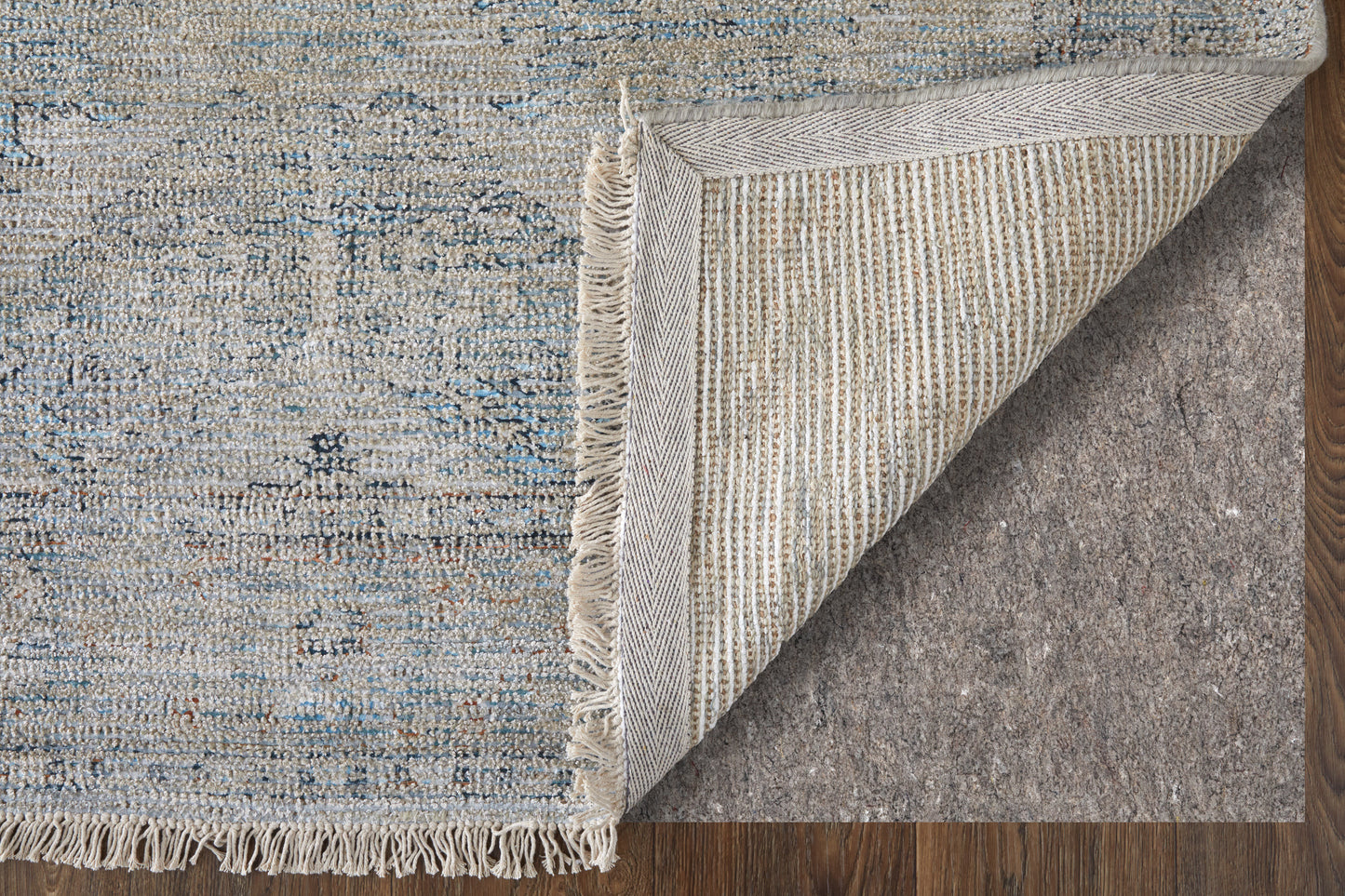 Caldwell Transitional/Vintage/Bohemian & Eclectic Blue/Gray/Taupe Accent Rug