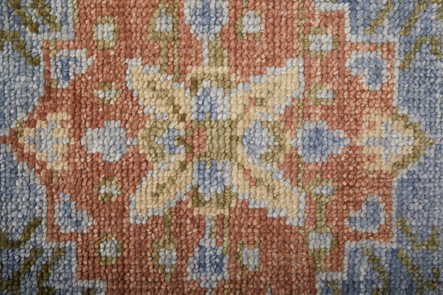 Fillmore Transitional/Bohemian & Eclectic/Craftsman Blue/Green/Yellow Accent Rug