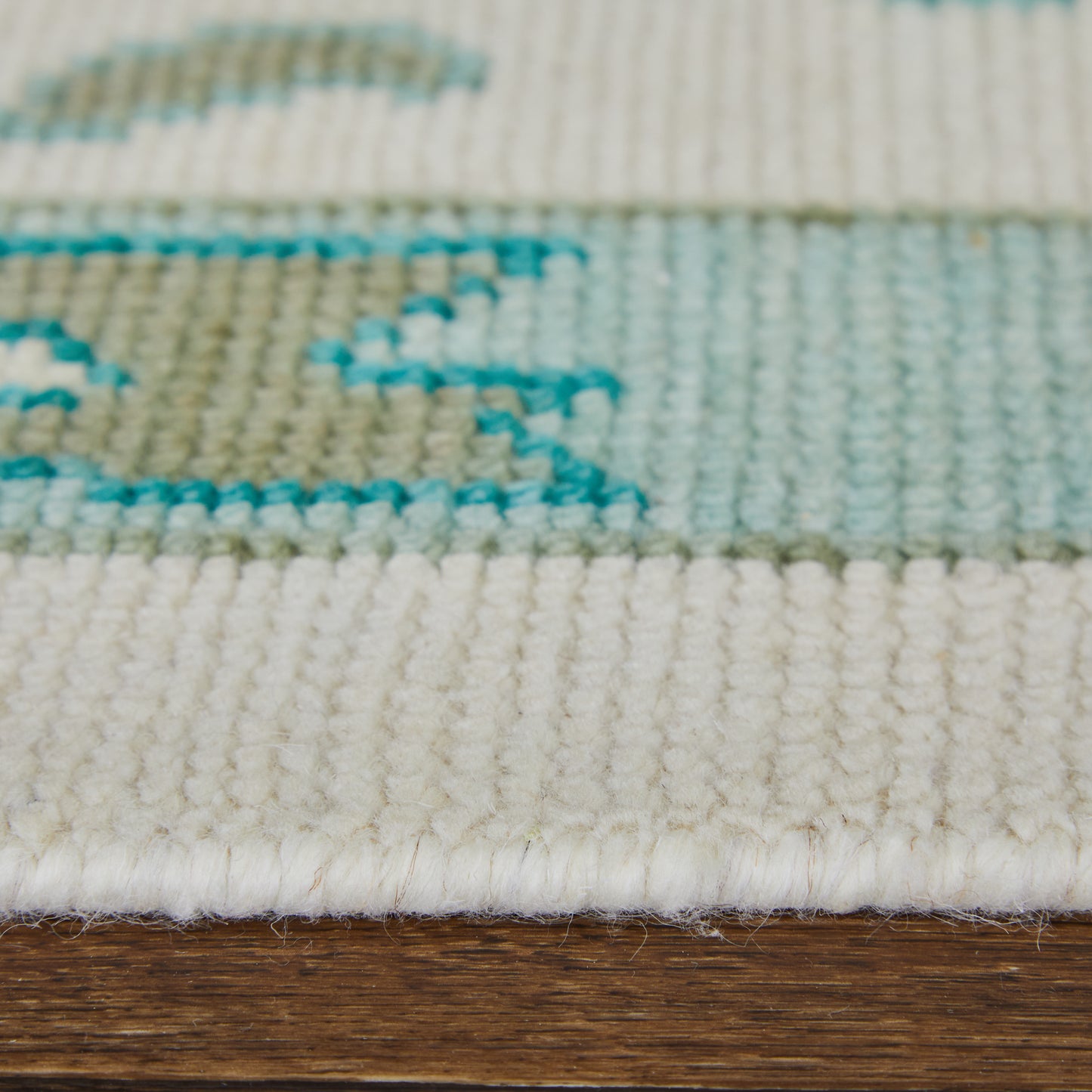 Karina Transitional/Craftsman/Casual Floral & Botanical/Scroll/Bordered Green/Ivory - Feizy Rug