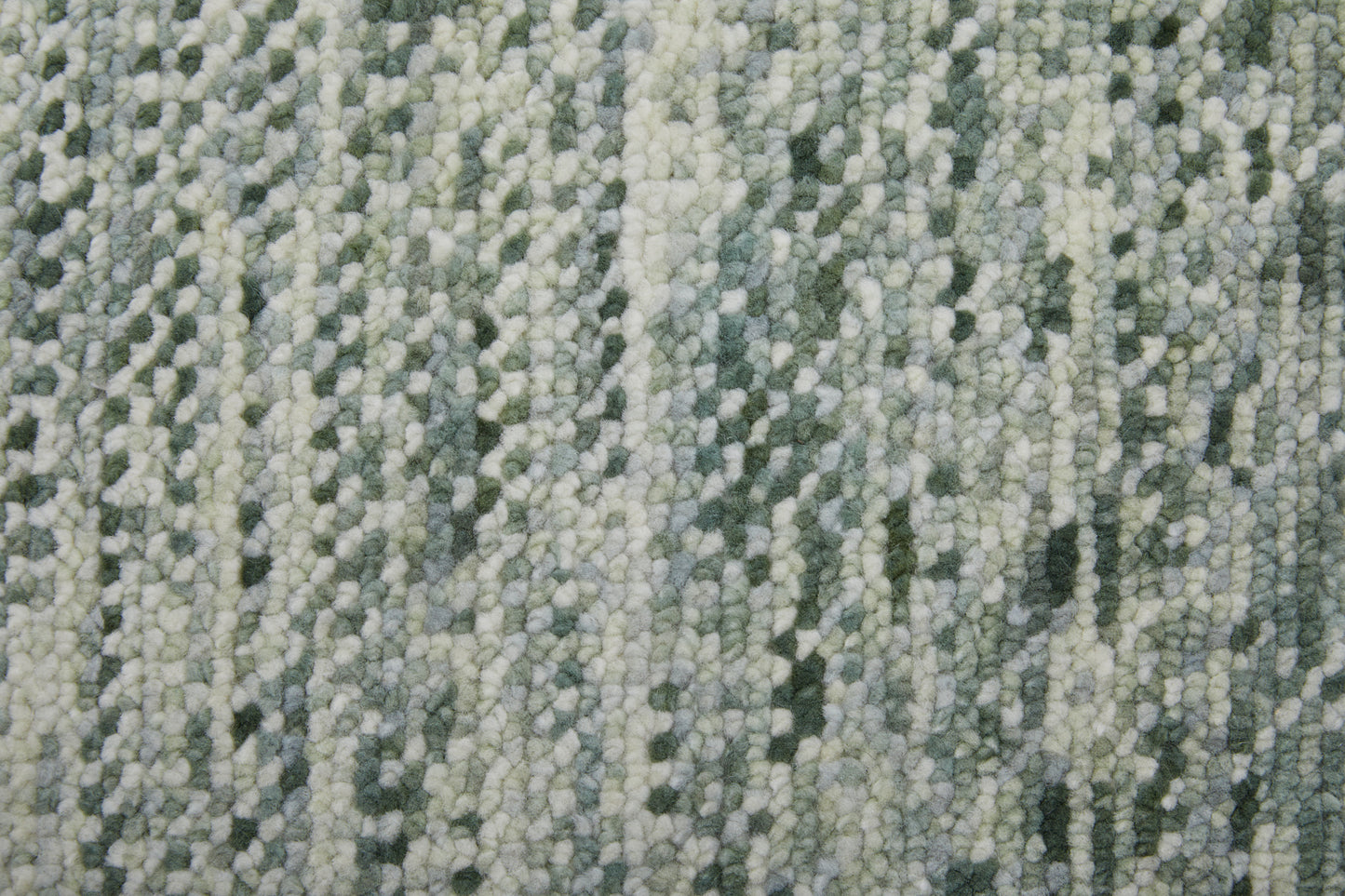 Branson Transitional/Casual/Scandinavian Solid/Geometric Green/Ivory - Feizy Rug