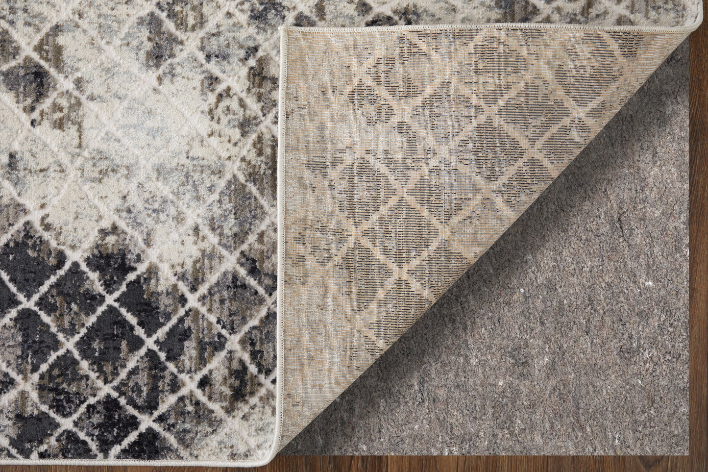 Kano Transitional/Casual/Bohemian & Eclectic Ivory/Gray/Taupe Runner  Feizy Rugs Small Parcel,Feizy Rugs,Kano,Ivory/Gray/Taupe,2'7" x 8',Runner,Polypropylene/Polyester,Transitional/Casual/Bohemian & Eclectic,Turkey