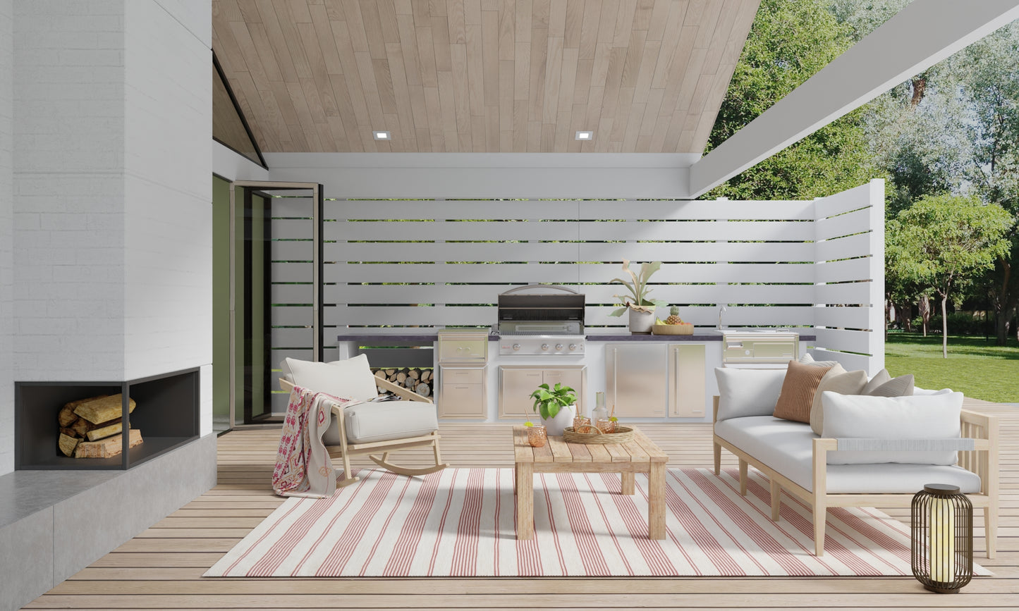 Duprine Transitional/Casual/Nautical & Coastal Stripes/Geometric Red/Ivory - Feizy Rug