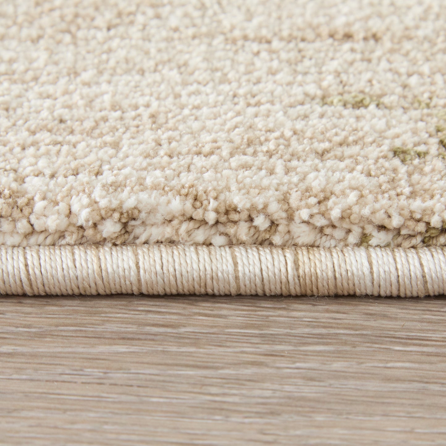 Pearson Modern/Industrial Abstract/Color Block/Distressed Ivory/Green/Brown - Feizy Rug