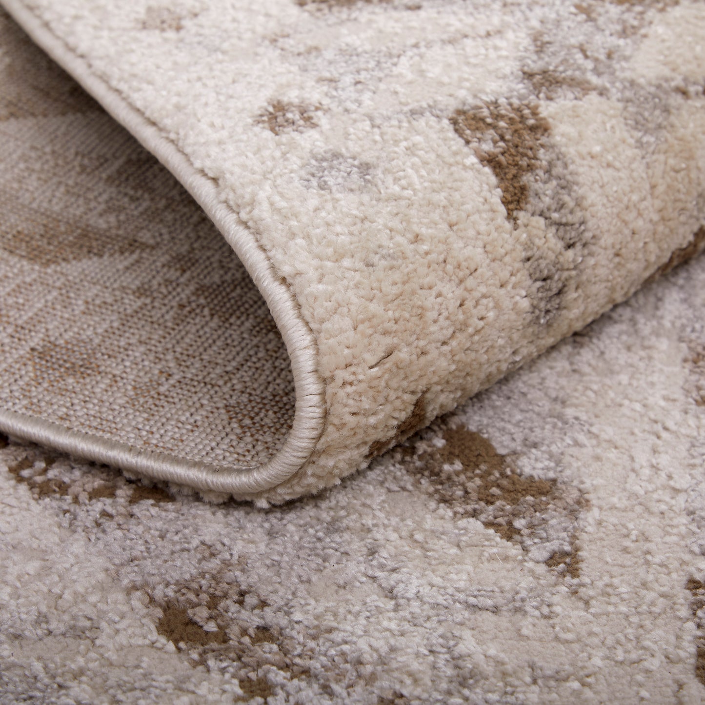 Vancouver Modern/Mid-Century Modern/Bohemian & Eclectic Ivory/Tan/Brown Accent Rug