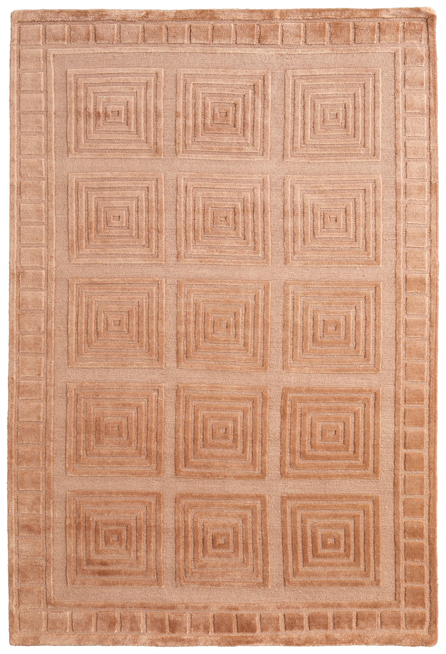 Channels Modern/Global Geometric Tan/Gold - Feizy Rug