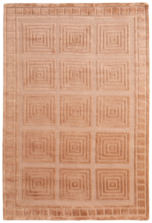 Channels Modern/Global Geometric Tan/Gold - Feizy Rug