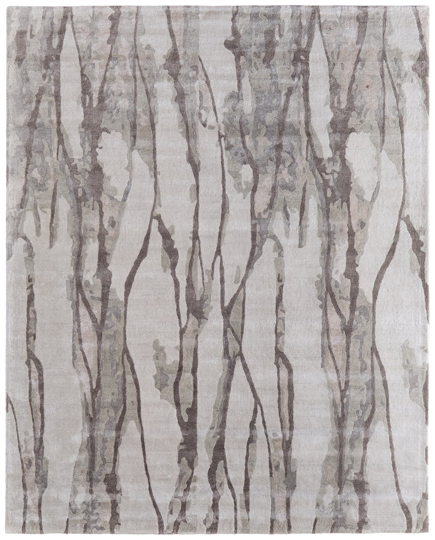 Dryden Transitional/Industrial/Casual Abstract/Watercolor Taupe/Ivory/Gray - Feizy Rug
