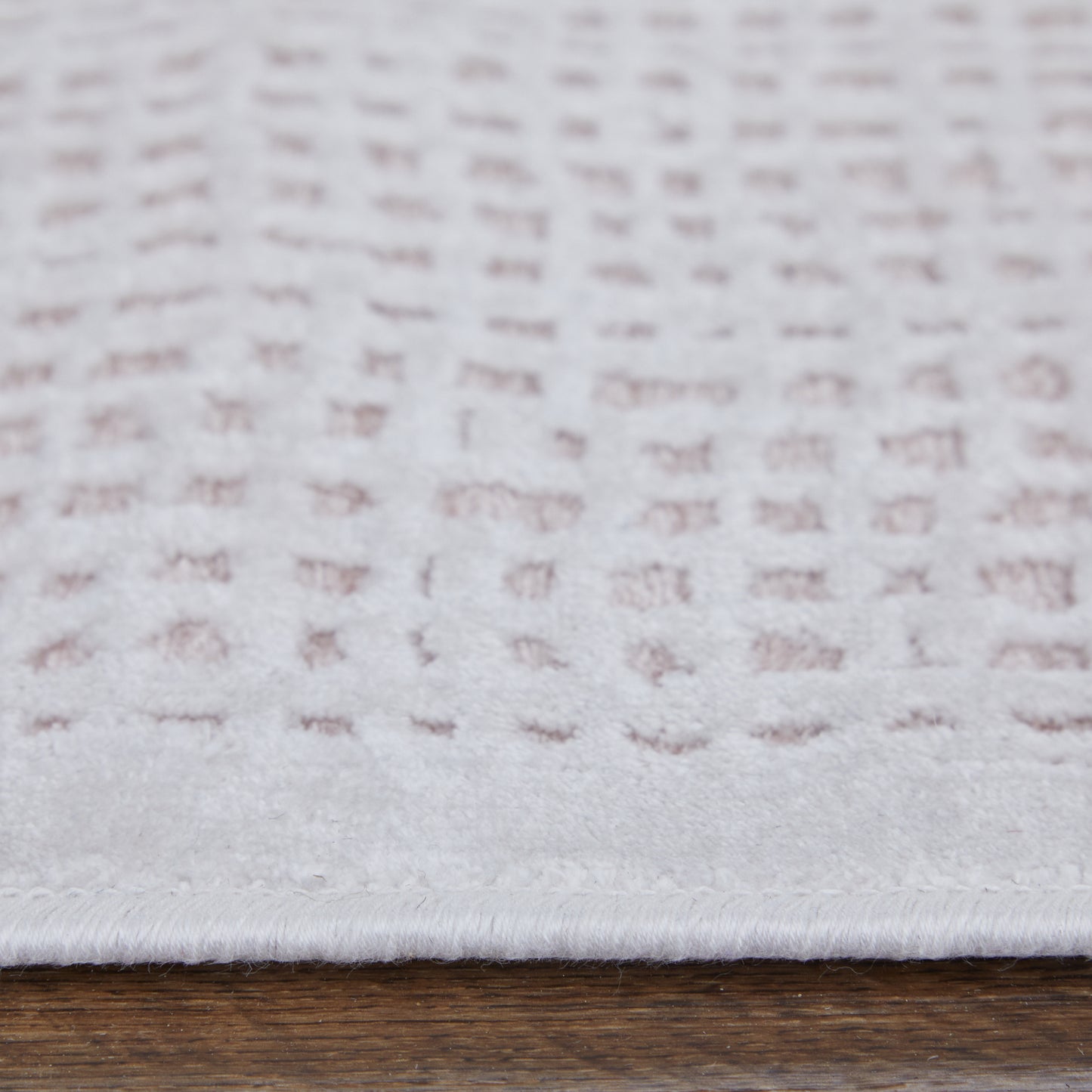 Saphir Mira Modern/Casual Abstract/Solid Pink/White - Feizy Rug