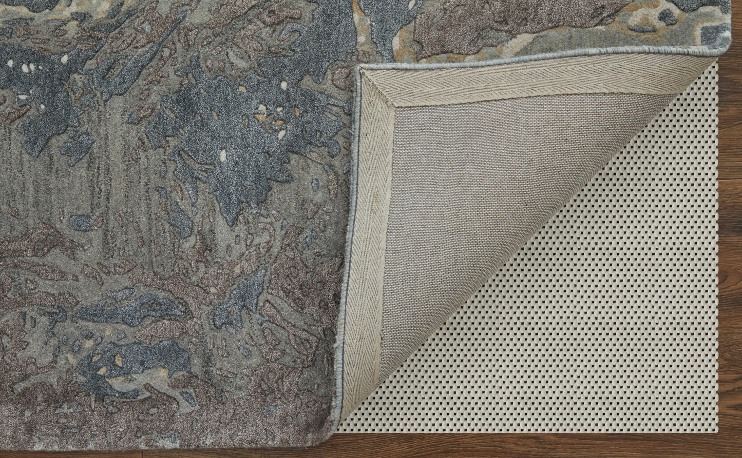 Zarah Modern/Industrial/Bohemian & Eclectic Blue/Taupe/Green Accent Rug