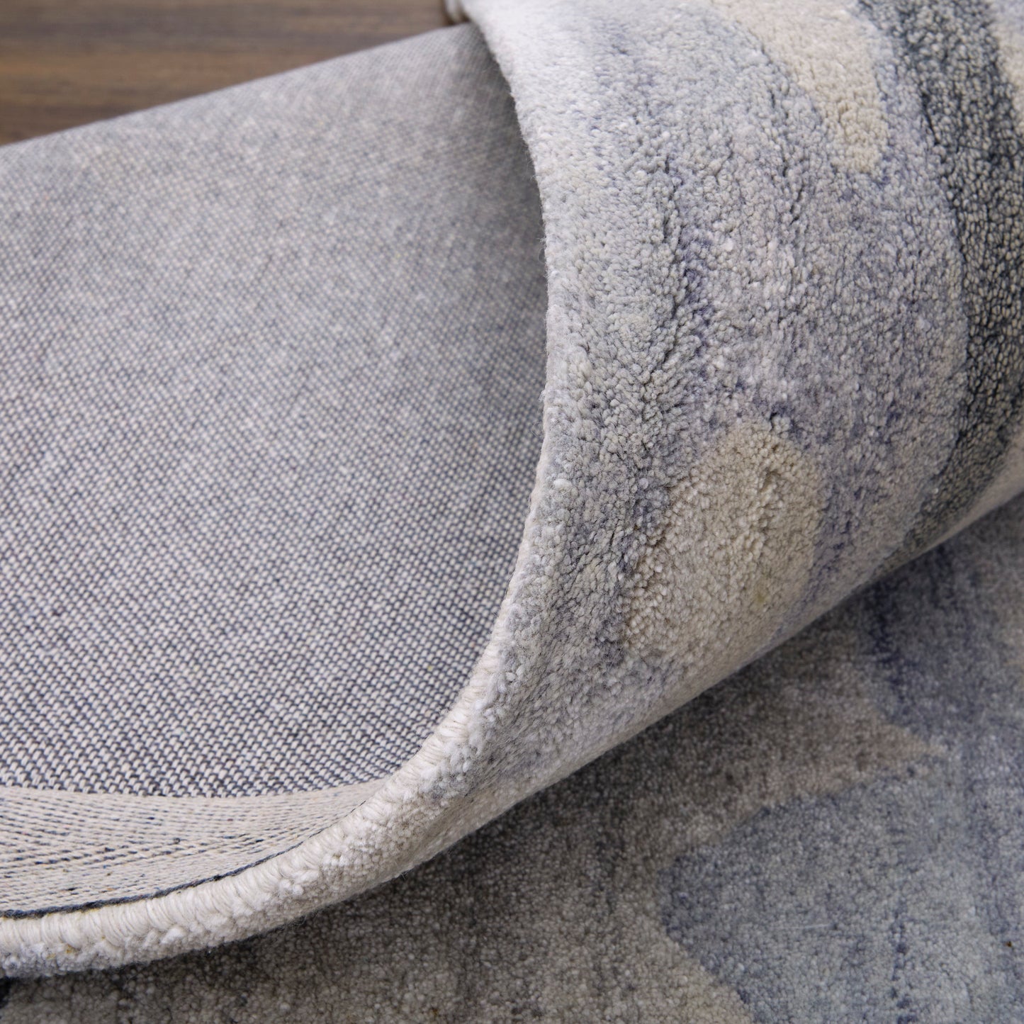 Dryden Transitional/Industrial/Casual Abstract/Watercolor Blue/Gray/Taupe - Feizy Rug