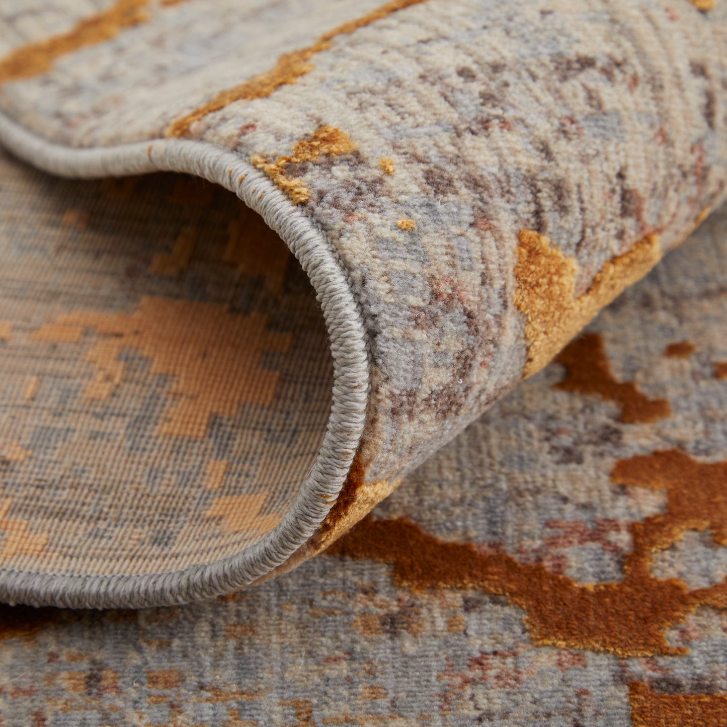 Pryor Modern/Casual/Bohemian & Eclectic Gold/Brown/Gray Accent Rug  Feizy Rugs Small Parcel,Feizy Rugs,Pryor,Gold/Brown/Gray,2' x 3',Accent Rug,Polyester/Viscose,Modern/Casual/Bohemian & Eclectic,Turkey