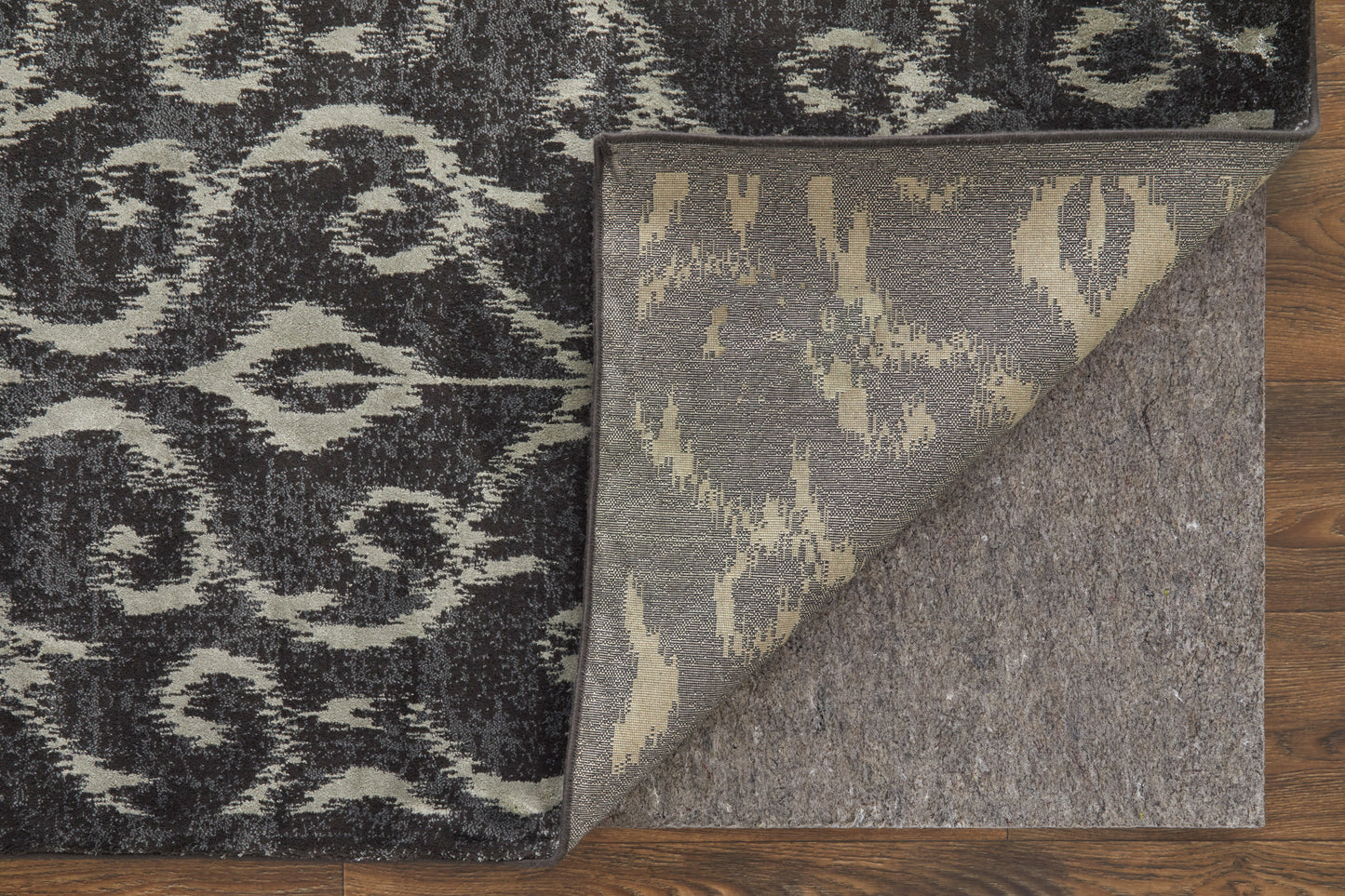 Azeri Iv Transitional/Global/French & Victorian Ikat/Damask/Scroll Gray/Taupe/Ivory - Feizy Rug