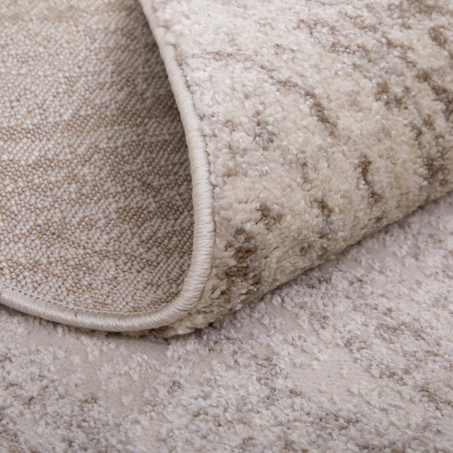 Vancouver Modern/Casual/Scandinavian Ivory/Tan/Brown Area Rug