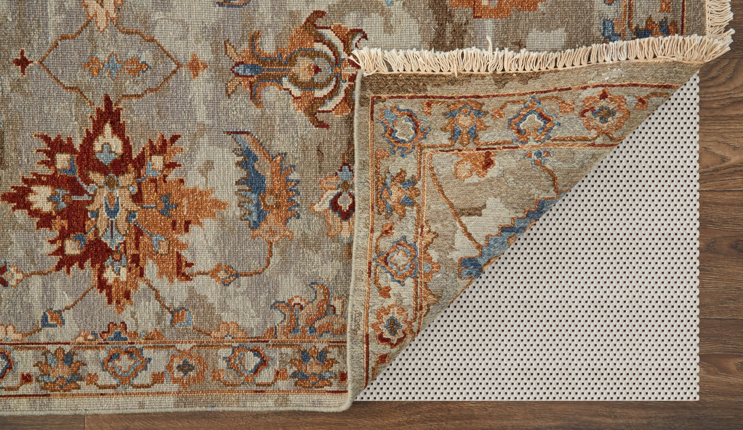 Leylan Transitional/Casual Brown/Tan/Gray Area Rug