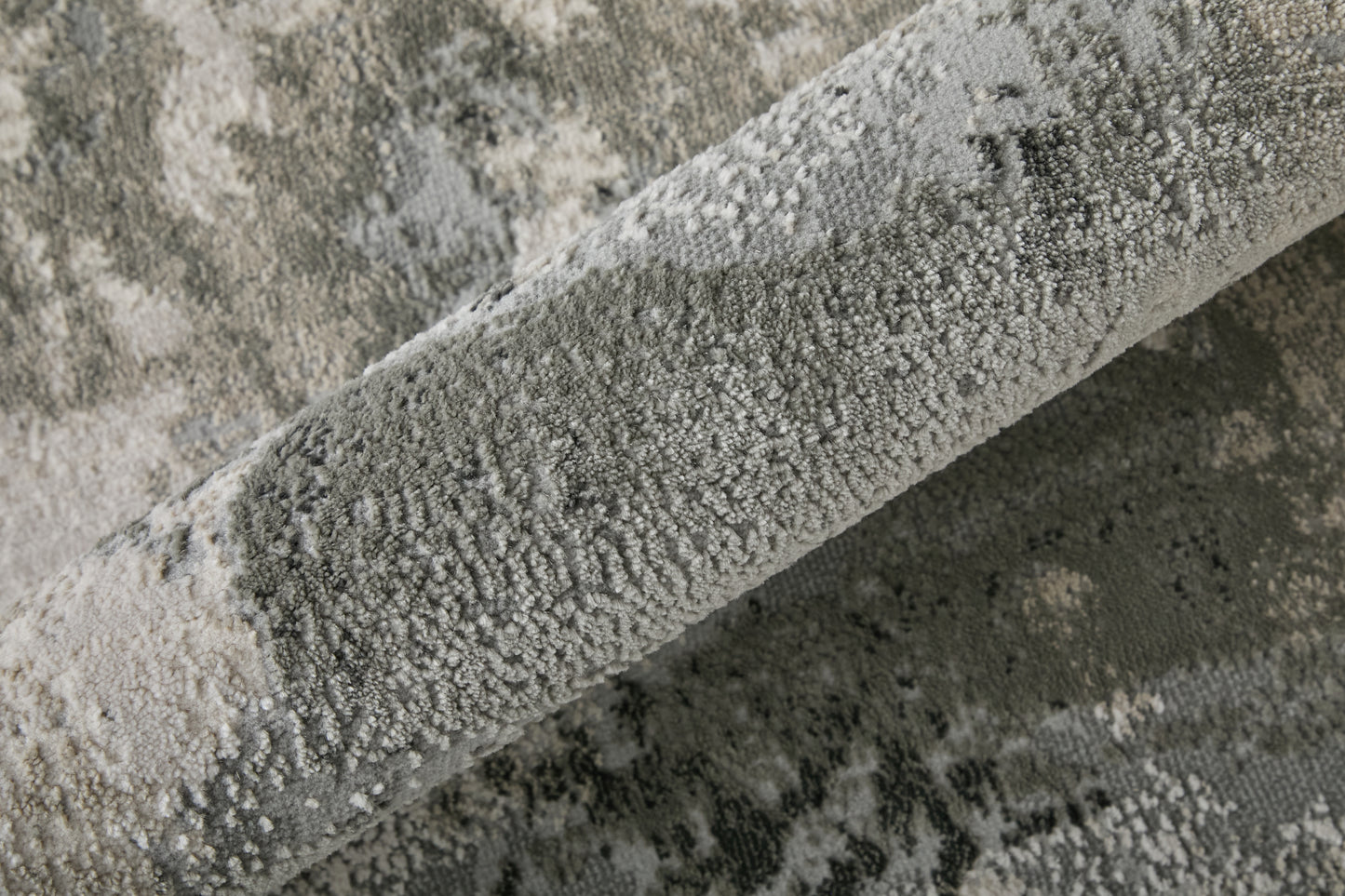 Prasad Modern/Casual Ivory/Gray Area Rug