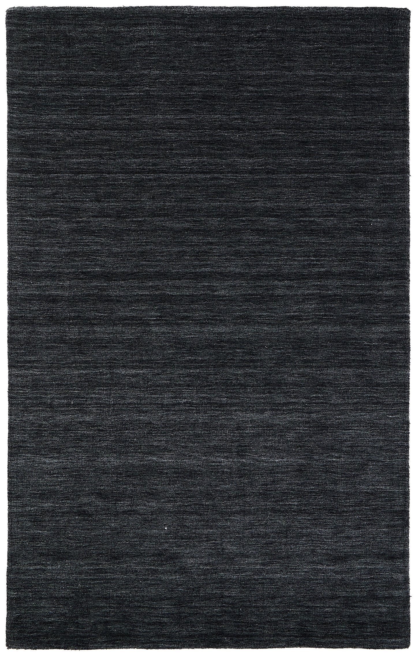 Luna Modern/Casual Solid Black - Feizy Rug
