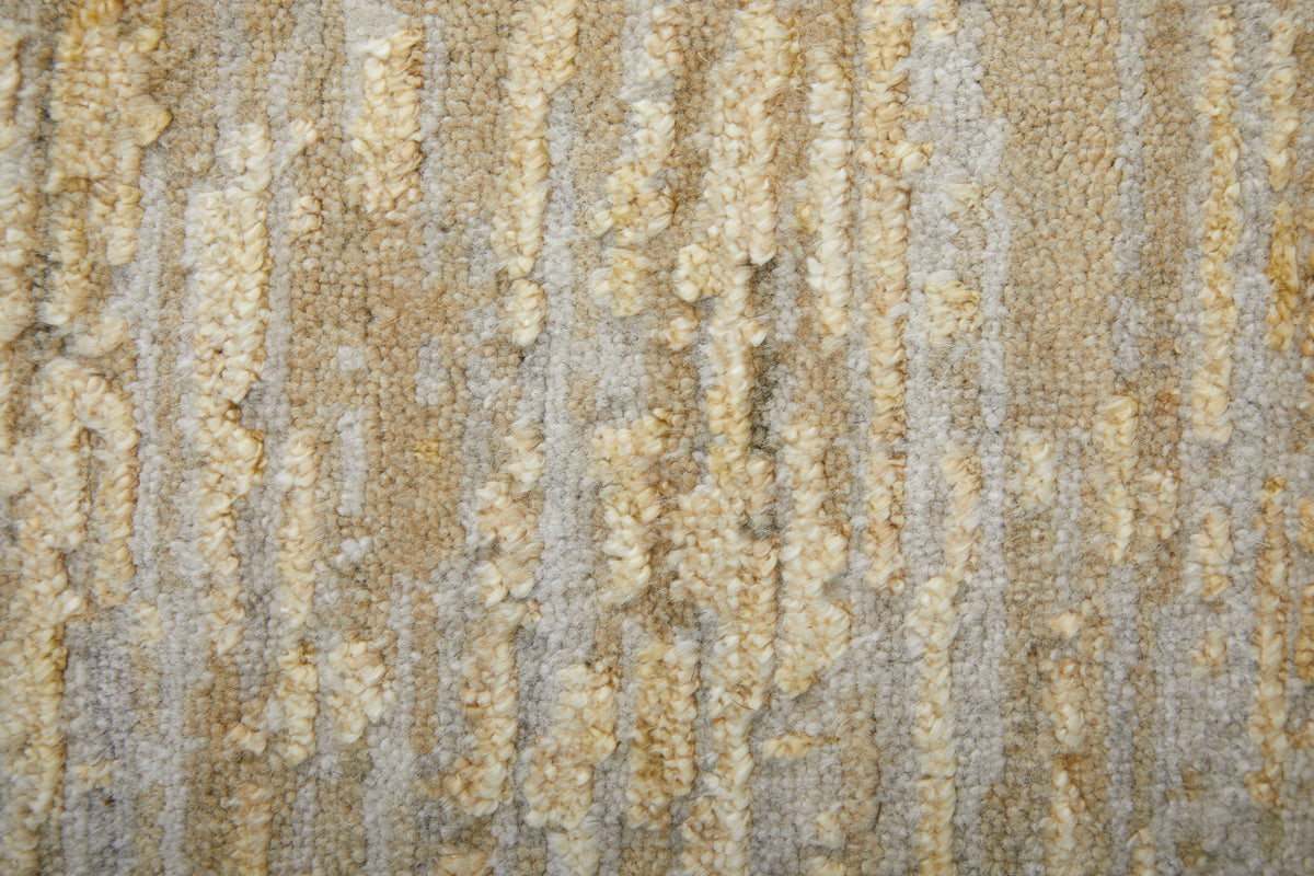 Eastfield Modern Abstract Yellow/Ivory/Gold 69FT - Feizy Rug