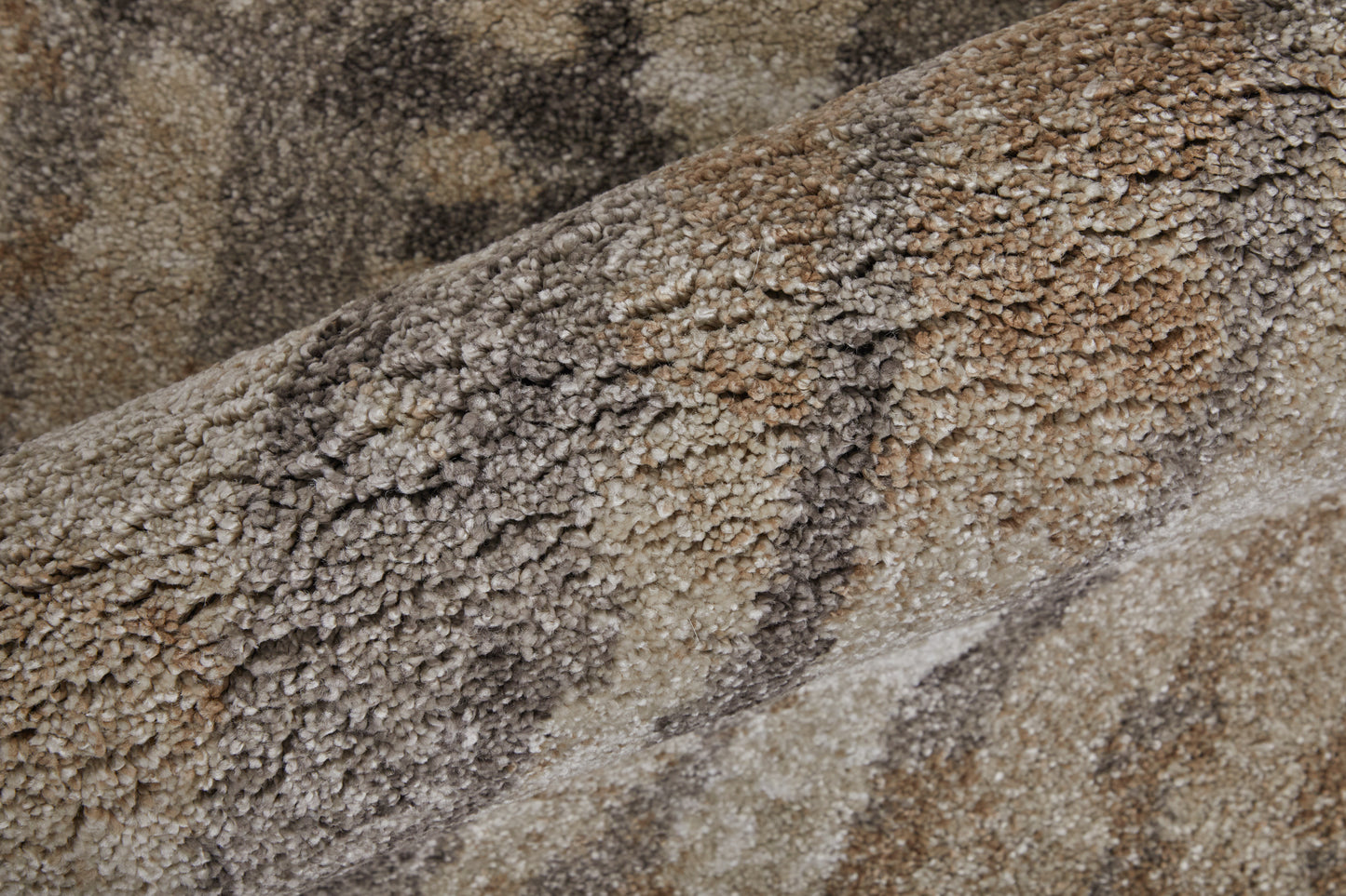 Skyview Modern/Industrial/Rustic Brown/Tan/Ivory Area Rug