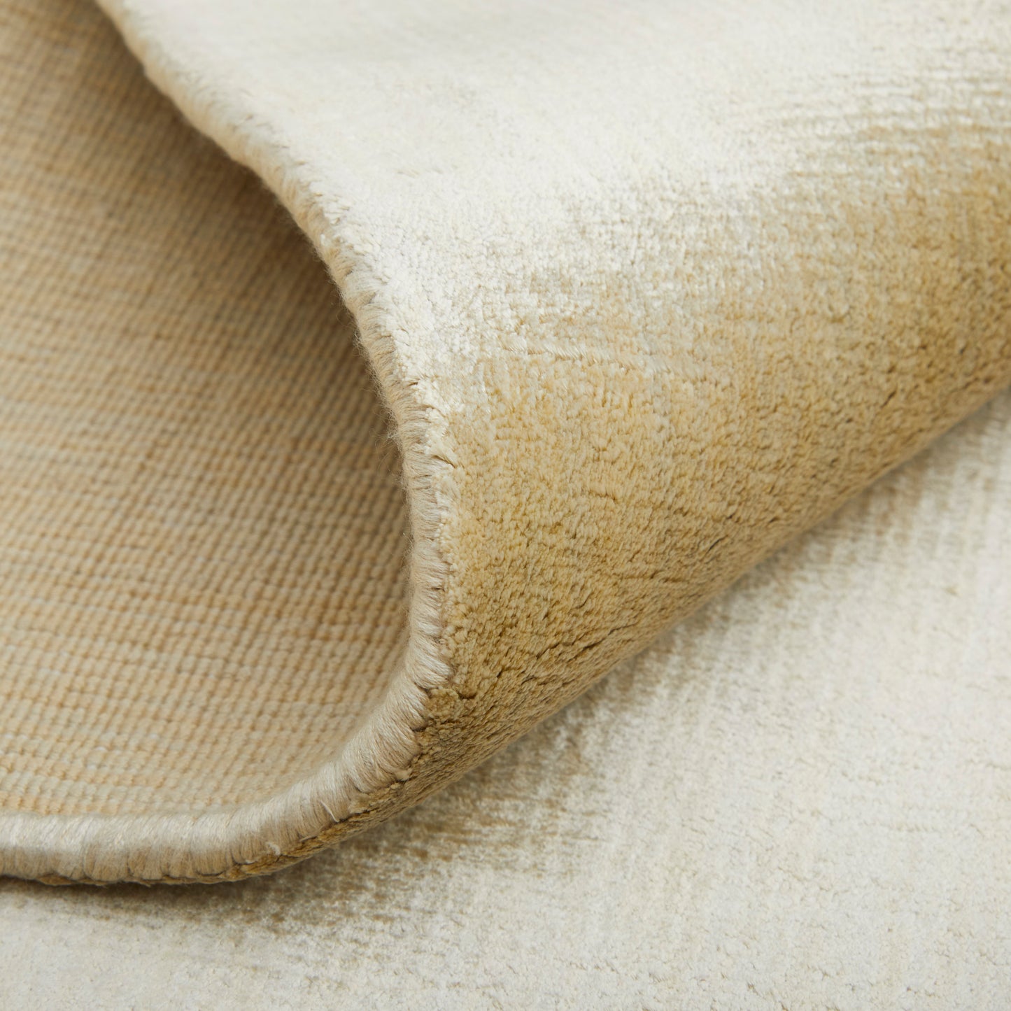 Marlowe Modern/Casual/Industrial Chevron/Abstract/Gradient & Ombre Tan/Blue - Feizy Rug