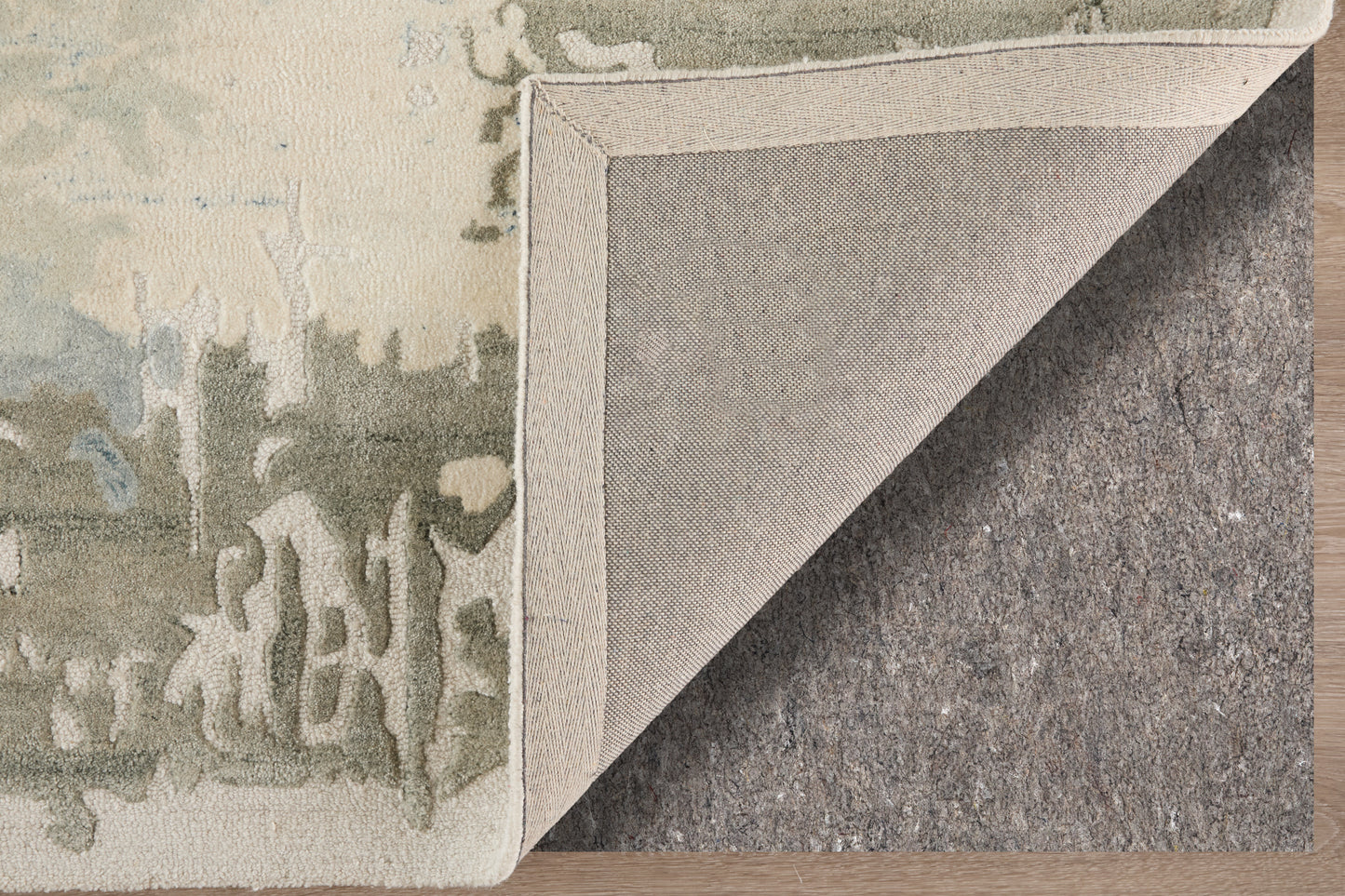 Kendall Modern/Bohemian & Eclectic Abstract/Watercolor Ivory/Blue/Gray - Feizy Rug
