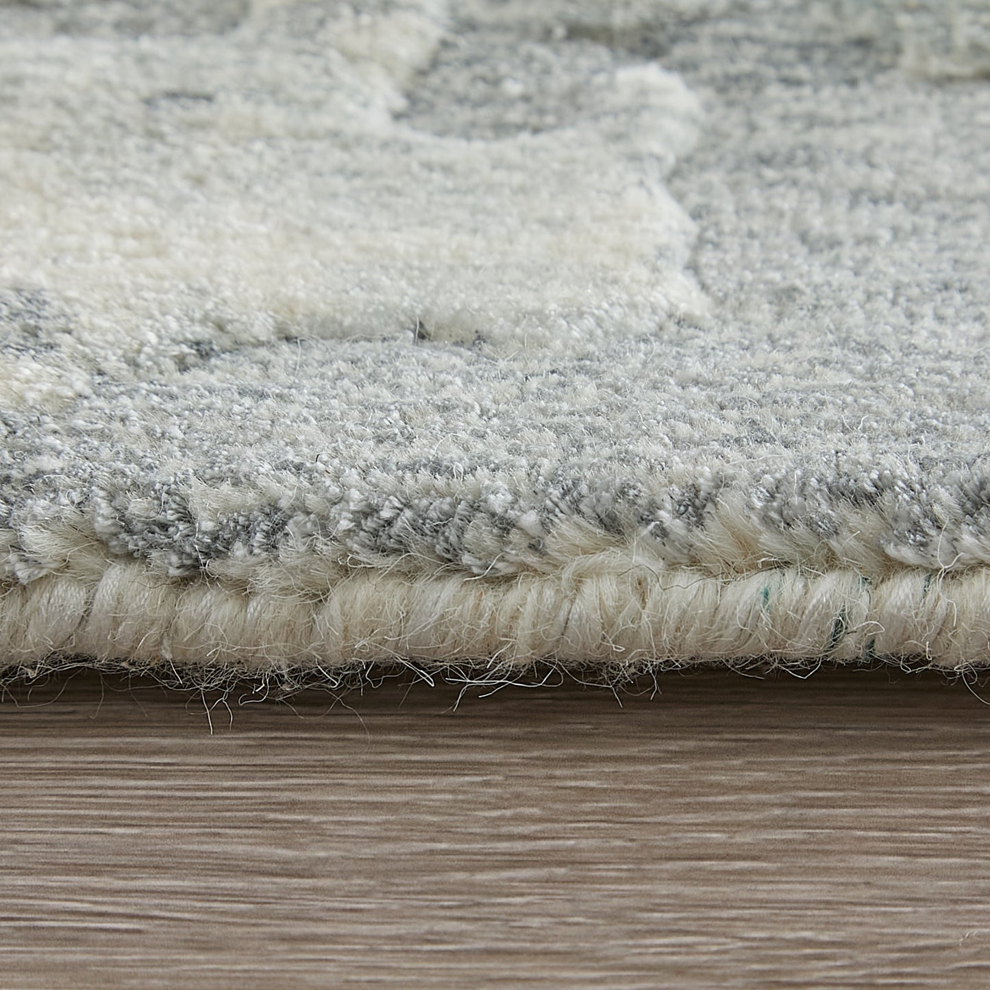 Braden Modern/Industrial/Casual Abstract/Watercolor Blue/Gray/Brown - Feizy Rug