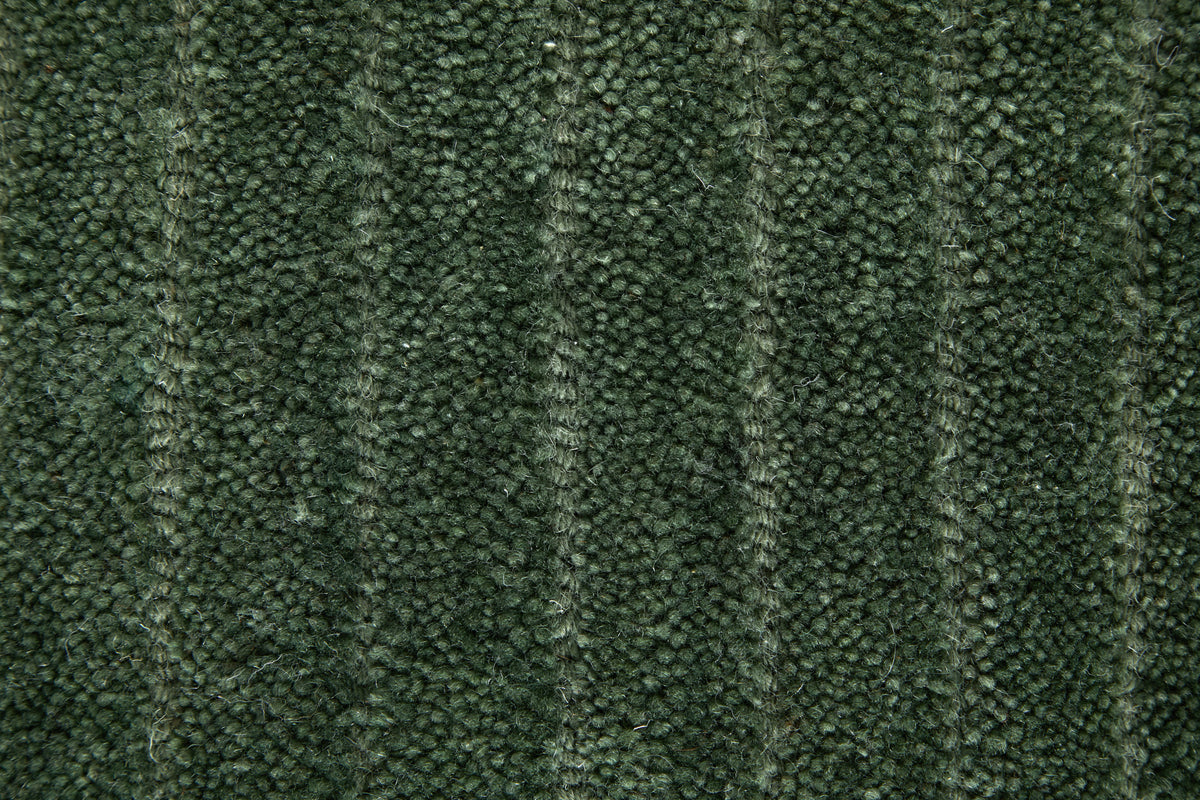 Cornerstone Modern/Casual Solid/Stripes Green - Feizy Rug