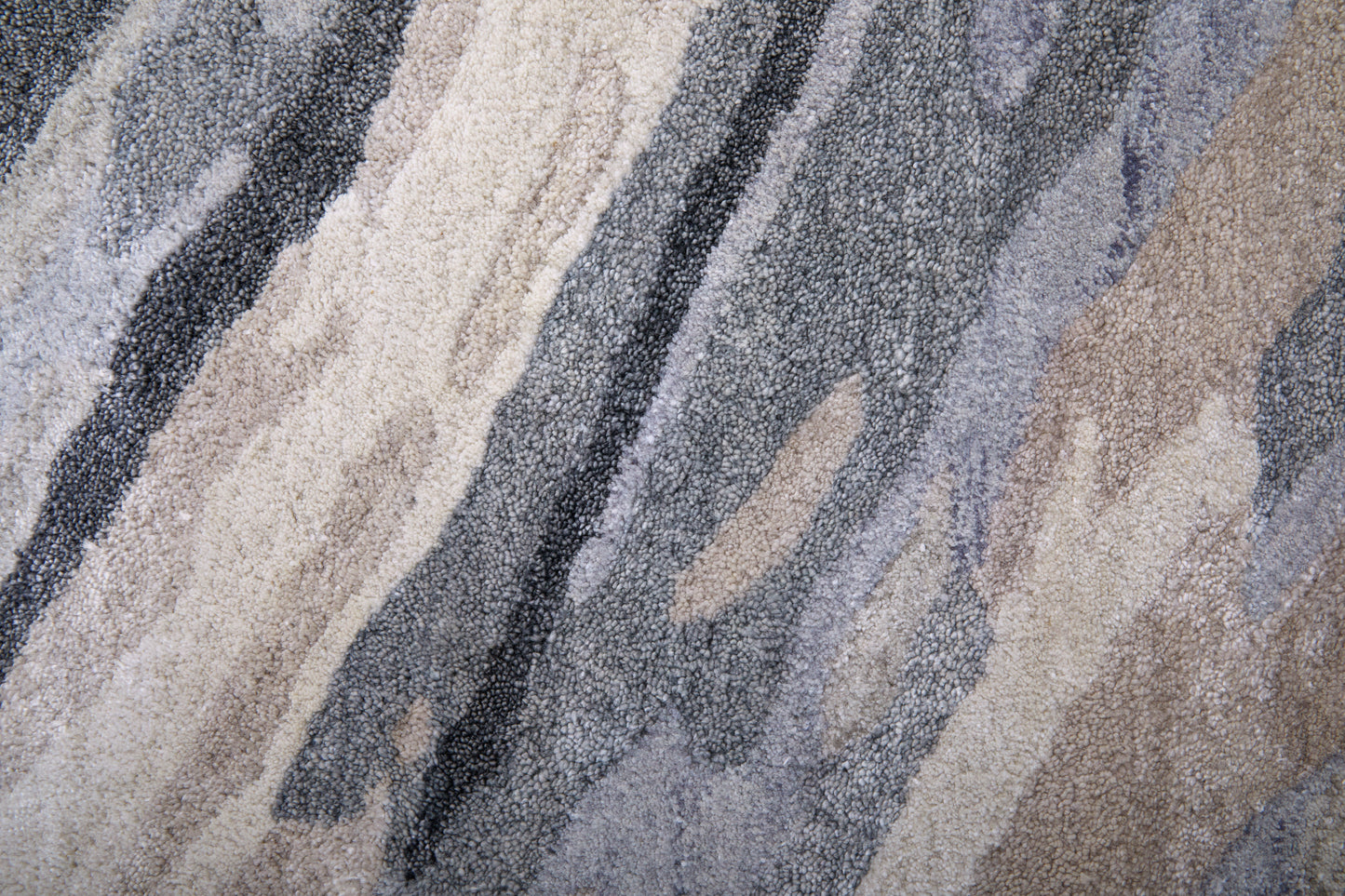Dryden Transitional/Industrial/Casual Abstract/Watercolor Blue/Gray/Taupe - Feizy Rug