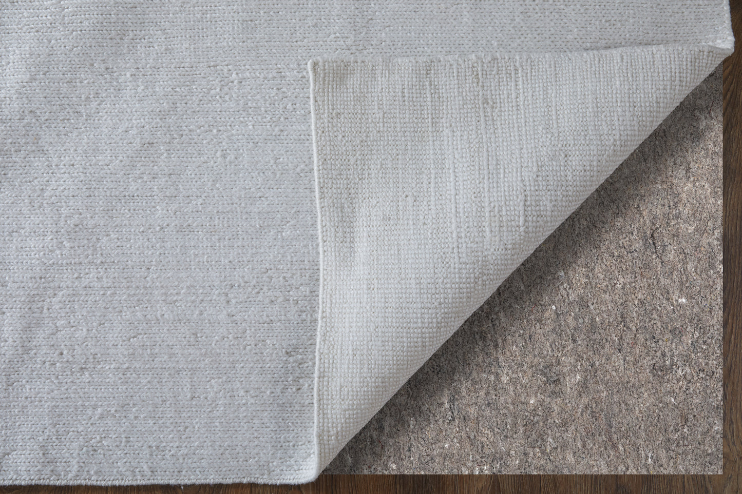 Finley Modern/Casual Solid/Distressed White - Feizy Rug