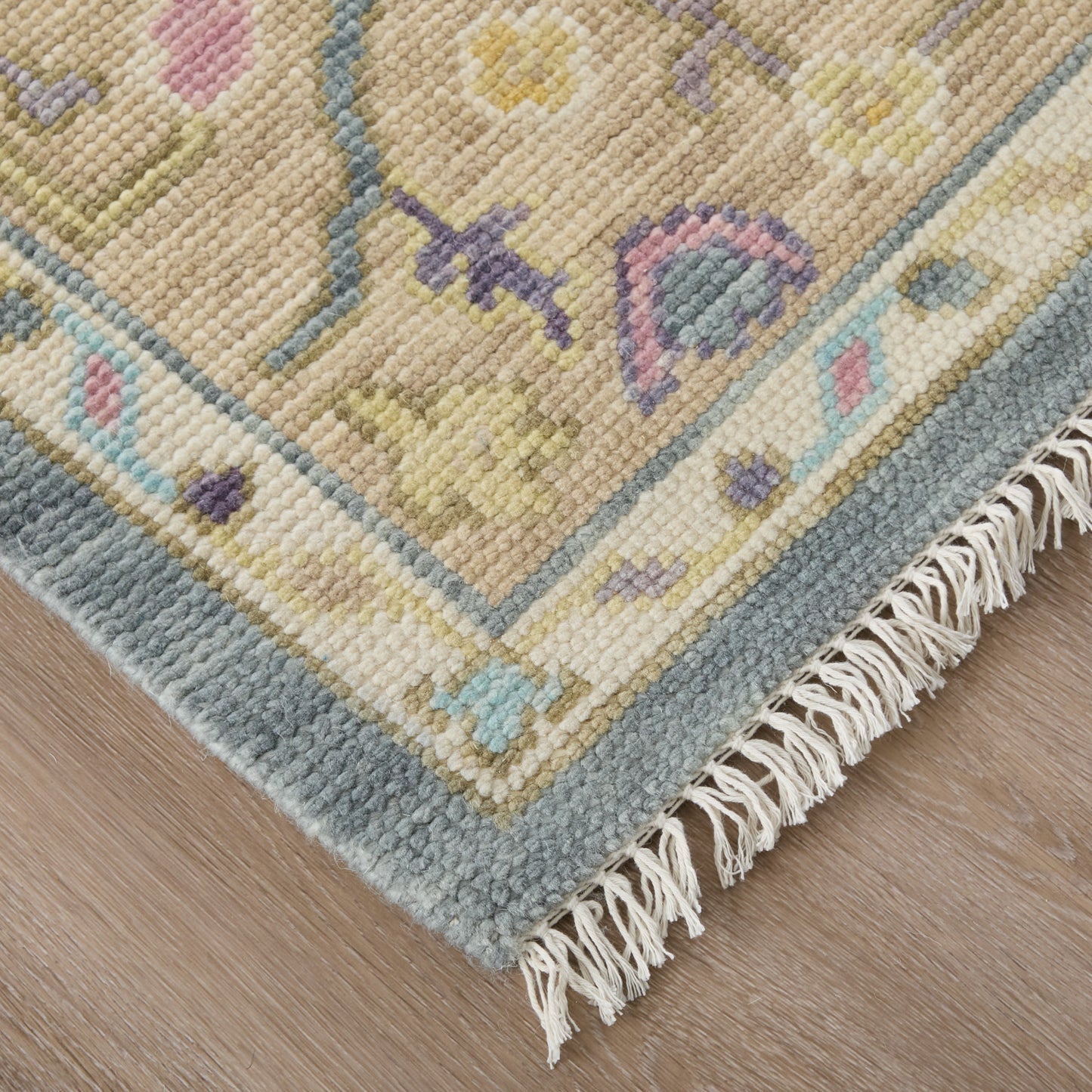 Karina Traditional/Bohemian & Eclectic/Craftsman Persian/Bordered/Floral & Botanical Gold/Blue/Purple - Feizy Rug