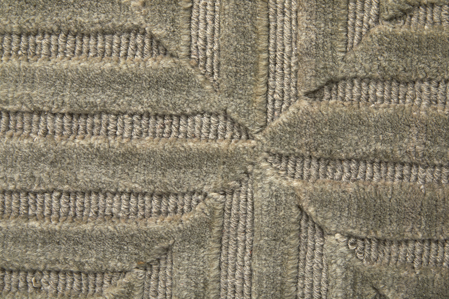 Channels Modern/Global Geometric Green/Taupe/Blue - Feizy Rug